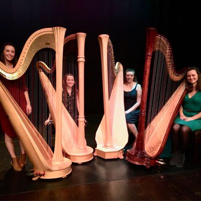 Clouds Music in Lanark: Clouds Harp Quartet