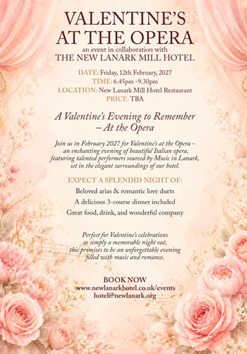 Valentines at the Opera - Music in Lanark